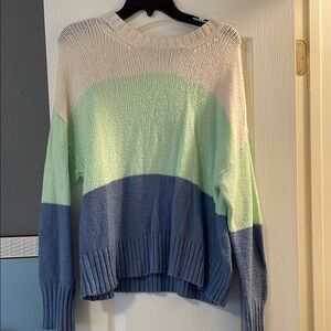 Colorful Knit Women's Sweater